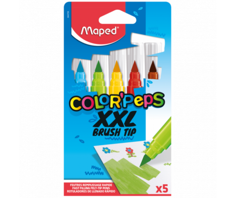 Фломастеры Браш COLOR PEPS XXL 5 кол