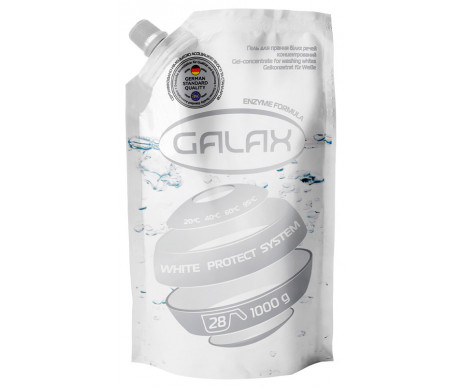 Гель для стирки белых вещей 1,0 л GALAX 