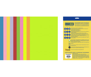 Цветная бумага А4 NEON+INTENSIV 10цв 50л
