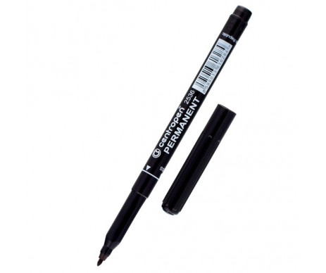 Маркер перм. черный Centropen 1мм 2536 