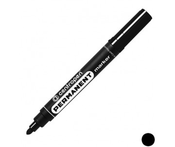 Маркер перм. черный Centropen 2,5 мм 8566